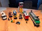 Lego City Cargo Trein 60198 met extra rails., Ophalen of Verzenden, Zo goed als nieuw, Complete set, Lego