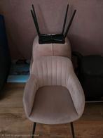 6 Oud Roze Eetkamerstoelen, Antiek en Kunst, Antiek | Meubels | Stoelen en Banken, Ophalen of Verzenden