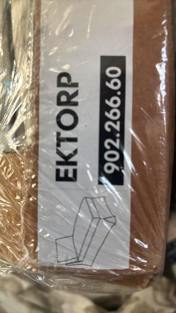 Ikea ektorp twee persoons bank omtrek en chaise longie, Huis en Inrichting, Banken | Sofa's en Chaises Longues, Zo goed als nieuw