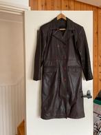Lange leren jas, Kleding | Dames, Jassen | Winter, Ophalen, Gedragen, Maat 38/40 (M), Bruin