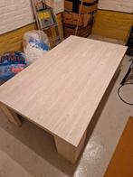 Gratis grote witte salontafel, Ophalen, Gebruikt, 100 tot 150 cm, 50 tot 100 cm