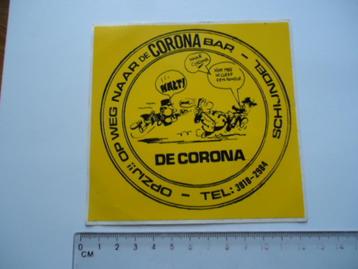 sticker oud Strip Corona bar cafe schijndel eppo pep  beschikbaar voor biedingen