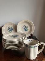 Jet ter Steege bramen&viooltjes borden, Ophalen of Verzenden, Zo goed als nieuw, Bord(en), Overige stijlen