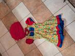 Carnaval pakje  Clown  jurkje met pruik, Ophalen of Verzenden, Zo goed als nieuw, 158 t/m 164, Meisje