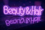 Pink LED-neonbord "Beauty & Hair" Americana Style., Ophalen of Verzenden, Nieuw, Roze, Handen en Nagels