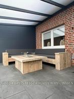 Goedkope loungeset Tuinbank lounge Tuinbank hout, Nieuw, Hout