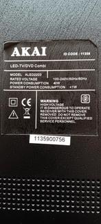 Akai LED TV met DVD Speler - ALED2203, Audio, Tv en Foto, Televisies, Overige merken, 50 Hz, HD Ready (720p), Ophalen of Verzenden