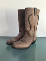 GRATIS VERZENDEN | SANCHO bohemian bruine bikerboots 38, Hoge laarzen, Bruin, Verzenden, Zo goed als nieuw
