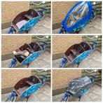 Fietsfabriek bakfiets incl accessoires - niet elektrisch, Fietsen en Brommers, Fietsen | Bakfietsen, Ophalen, Gebruikt, Huif, 3 kinderen