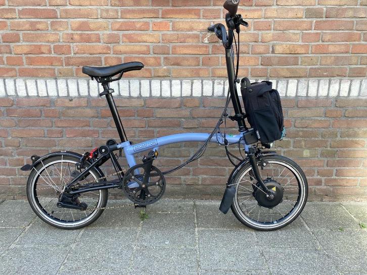 BROMPTON C LINE ELECTRIC 2023 ELEKTRISCHE VOUWFIETS, Fietsen en Brommers, Fietsen | Vouwfietsen, Zo goed als nieuw, Brompton, 16 tot 18 inch