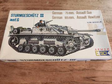 Bouwdoos Sturmgeschutz tank armor Esci 8005 beschikbaar voor biedingen
