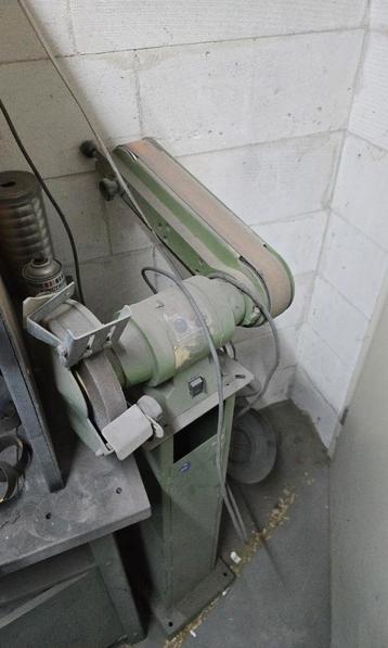 Combinatie Slijp- en Bandschuurmachine beschikbaar voor biedingen