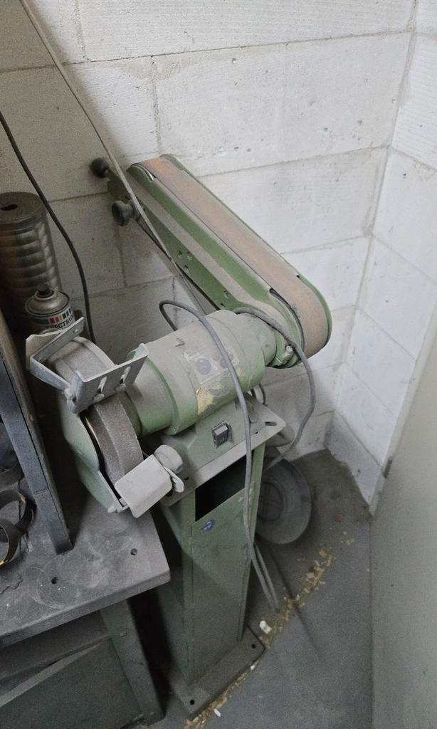 Combinatie Slijp- en Bandschuurmachine, Doe-het-zelf en Verbouw, Gereedschap | Schuurmachines, Gebruikt, Bandschuurmachine, Ophalen