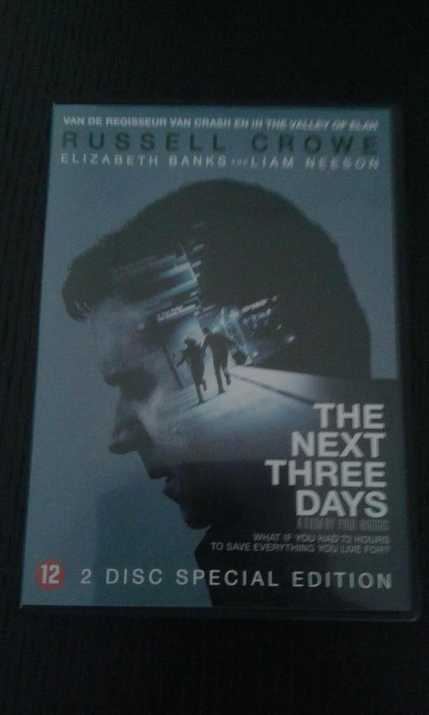 The next three days, Cd's en Dvd's, Dvd's | Thrillers en Misdaad, Zo goed als nieuw, Actiethriller, Vanaf 12 jaar, Ophalen of Verzenden