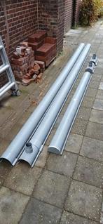 Dakgoot PVC 150 mm met toebehoren, Doe-het-zelf en Verbouw, Buizen en Afvoer, Ophalen, Pvc, Zo goed als nieuw, 80 mm of meer