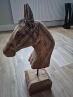 paard op standaard, Ophalen of Verzenden, Zo goed als nieuw, Rond, Hout