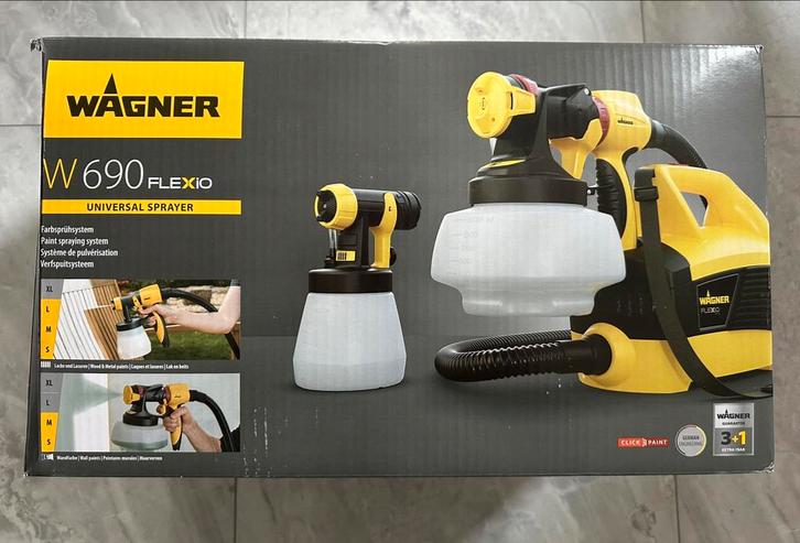 Wagner W 690 Flexio verfspuit, Doe-het-zelf en Verbouw, Schildersmaterialen, Nieuw, Verfspuit of Verfpomp, Ophalen