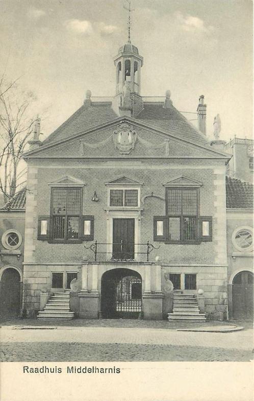 (379-193-005) Middelharnis  Raadhuis, Verzamelen, Ansichtkaarten | Nederland, Zuid-Holland, Verzenden