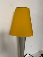 Jaren 90 Ikea bedlamp / tafellamp met geel glazen kapje, Minder dan 50 cm, Jaren 90, Gebruikt, Ophalen of Verzenden