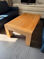 Mooie eikenhougen salontafel - set beschikbaar, Ophalen, Rechthoekig, 100 tot 150 cm, Minder dan 50 cm