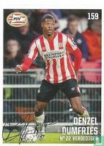 PSV Spelerskaart Denzel Dumfries met handtekening, Ophalen of Verzenden, Gebruikt, PSV, Spelerskaart