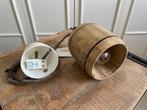 Wijnvat Hanglamp LED - Nieuwstaat!, Ophalen of Verzenden, Zo goed als nieuw, Hout, Minder dan 50 cm