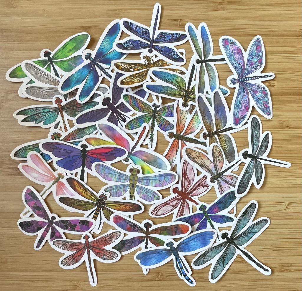 Libellen stickers, Verzenden, Nieuw, Meerdere stickers