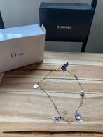 Christian Dior ketting zilver nieuw, Sieraden, Tassen en Uiterlijk, Kettingen, Nieuw, Met strass, Ophalen of Verzenden, Zilver