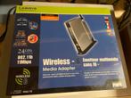 Linksys WMA11B-EU wireless media adapter, Computers en Software, Ophalen of Verzenden, Linksys