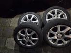 winterbanden set 4x100  195/55 R16, Auto-onderdelen, Banden en Velgen, Gebruikt, 16 inch, Banden en Velgen, Personenwagen