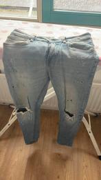 Spijkerbroek Bershka met gaten, Blauw, W28 - W29 (confectie 36), Gedragen, Bershka