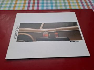 Nederlandse folder Volvo 240 Sedan en Estate 1989 beschikbaar voor biedingen