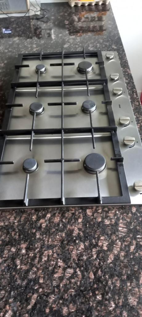Atag  6 pits kookplaat Gas, Witgoed en Apparatuur, Kookplaten, Zo goed als nieuw, Inbouw, Gas, 5 kookzones of meer, Ophalen of Verzenden