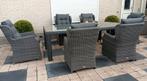 nieuwe luxe royale 6 persoons tuinset  / diningset XXL, Ophalen, 6 zitplaatsen, Nieuw, Wicker