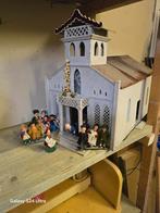02 Antieke Poppenhuis Kerk met toebehoren, Verzamelen, Poppenhuizen en Toebehoren, Ophalen
