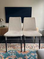 2 eetkamerstoelen, Huis en Inrichting, Stoelen, Ophalen, Gebruikt, Twee, Stof