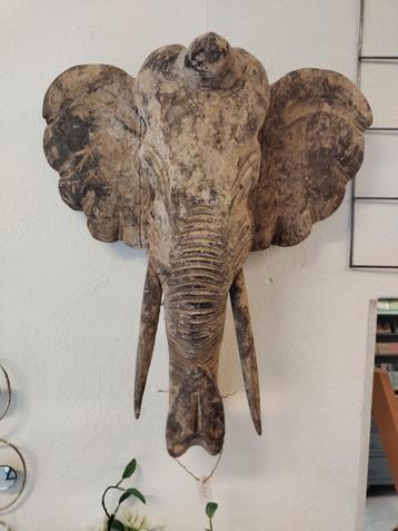 Wand ornament olifant beschikbaar voor biedingen