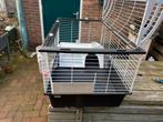 Ferplast kooi 90 cm, Dieren en Toebehoren, Knaagdieren en Konijnen | Hokken en Kooien, Kooi, Minder dan 75 cm, Zo goed als nieuw