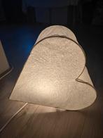 Hartjeslampje, Huis en Inrichting, Lampen | Lampenkappen, Ophalen, Gebruikt, Crème, Overige vormen