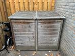 Kliko ombouw / container ombouw voor 2 containers opknapper, Ophalen, Gebruikt, Hout, Containerberging