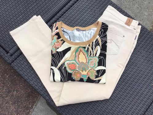 GARDEUR!LúxeJeans 40& GEISHA!Lúxe Top. Kwaliteit! Sámen:, Kleding | Dames, Dames-kledingpakketten, Zo goed als nieuw, Maat 42/44 (L)
