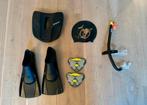 Set van zwemartikelen, Watersport en Boten, Verzenden, Zo goed als nieuw, Snorkel-accessoires
