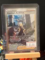 Cynthia's Ambition - Trainer Supporter Kaart, Ophalen of Verzenden, Zo goed als nieuw, Losse kaart