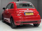 Fiat 500 1.2 Sport|Cabrio|92083KM|PDC|Airco|Leder|Goed onder, Auto's, Voorwielaandrijving, Gebruikt, 4 cilinders, Leder en Stof