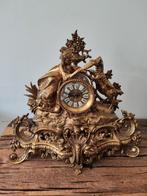 Prachtige Grote Franse Mantel schouw klok
Pendule, Antiek en Kunst, Antiek | Klokken, Ophalen of Verzenden