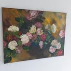 Hortensia olieverf schilderij R. Sprenger, Antiek en Kunst, Kunst | Schilderijen | Klassiek, Ophalen