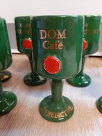 6 dom cafe benedictine glazen, Ophalen of Verzenden