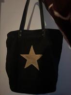 Giuliano leren tas, Ophalen of Verzenden, Gebruikt, Zwart, Handtas