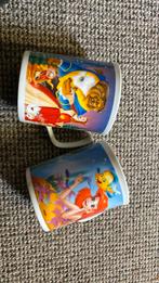 Vintage disney mokken, Ophalen of Verzenden, Assepoester of Belle, Zo goed als nieuw, Servies