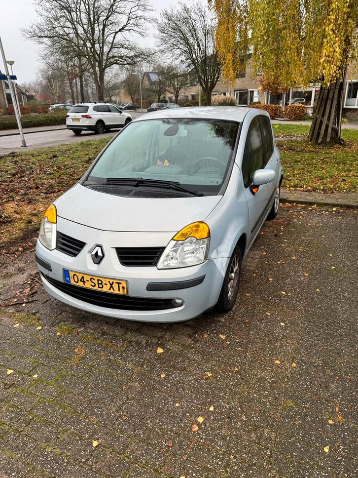 Renault Modus 1.2 16V Autbas E3 2005 Grijs, Auto's, Renault, Particulier, Modus, Adaptieve lichten, Airbags, Airconditioning, Bochtverlichting